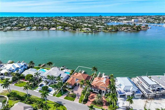 a view of a city and ocean view