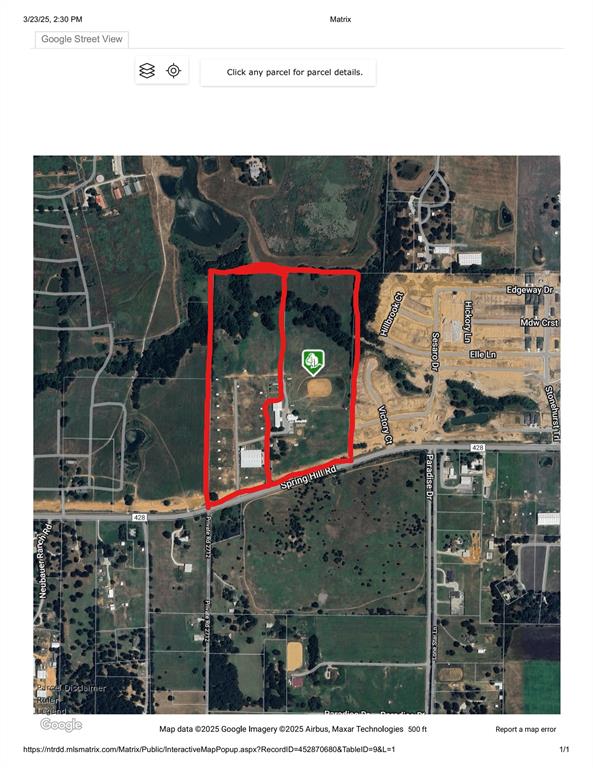 1019 Spring Hill Road Aubrey, TX 76227 - Photo 2 of 26 Map location