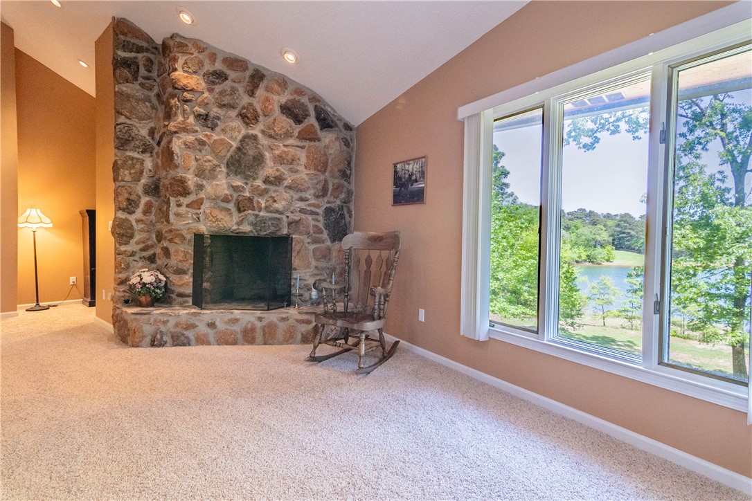 129 Sunset Point Road Anderson, SC 29626 - Photo 41 of 50 Rock Fireplace in PBR