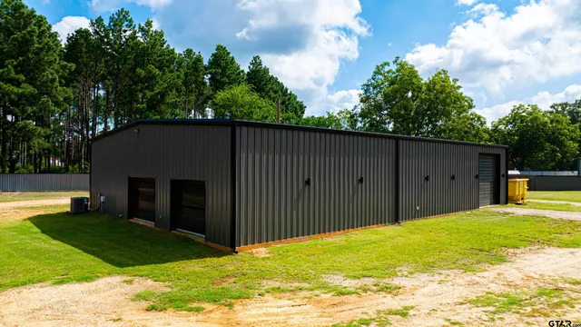 a backyard of a house