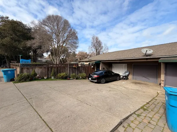 a view of a car garage
