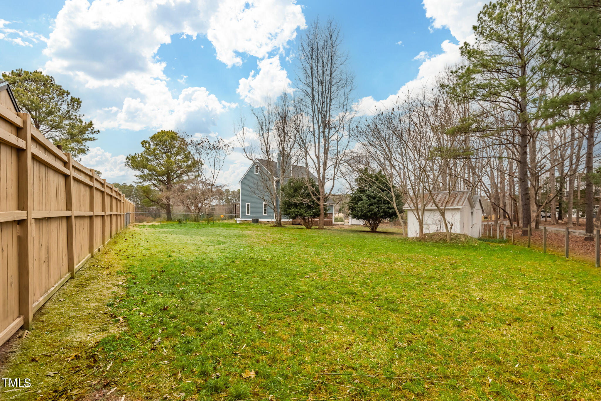 3012 Old Crews Road Raleigh, NC 27616 - Photo 31 of 34 a view of a yard with large trees