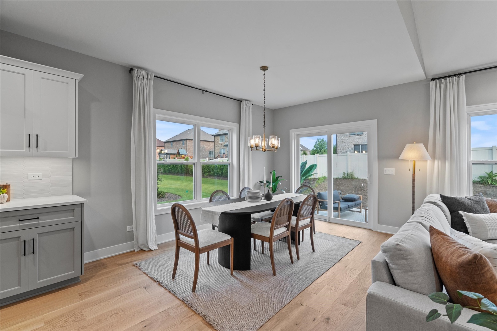 16580 Kayla Drive Lemont, IL 60439 - Photo 24 of 47 a view of a dining room with furniture window and outside view