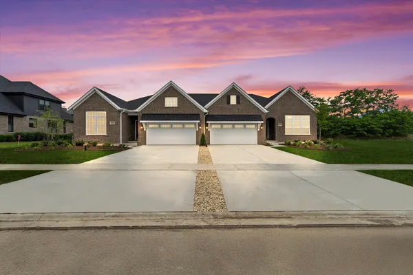 front view of house with yard