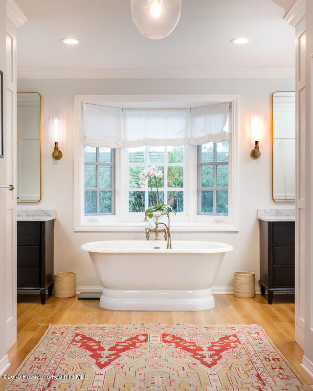 191 Sierra View Road Pasadena, CA 91105 - Photo 23 of 52 a spacious bathroom with a tub and shower