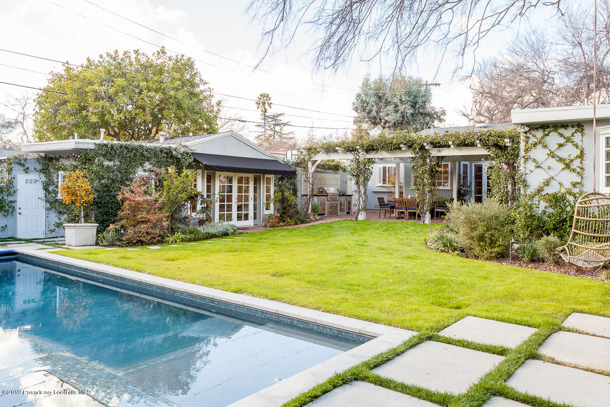 191 Sierra View Road Pasadena, CA 91105 - Photo 45 of 52 a view of a house with a swimming pool