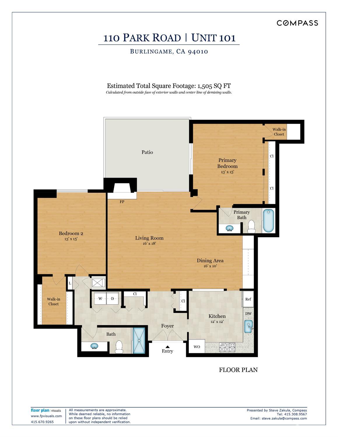 110 Park Road, Unit 101 Burlingame, CA 94010 - Photo 54 of 54 Gallery Image 54