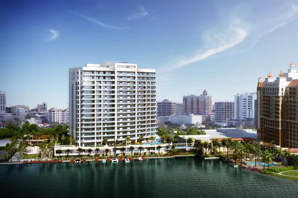401 Quay Commons, Unit 401 Sarasota, FL 34236 - Photo 1 of 1 a view of water with tall buildings in the background