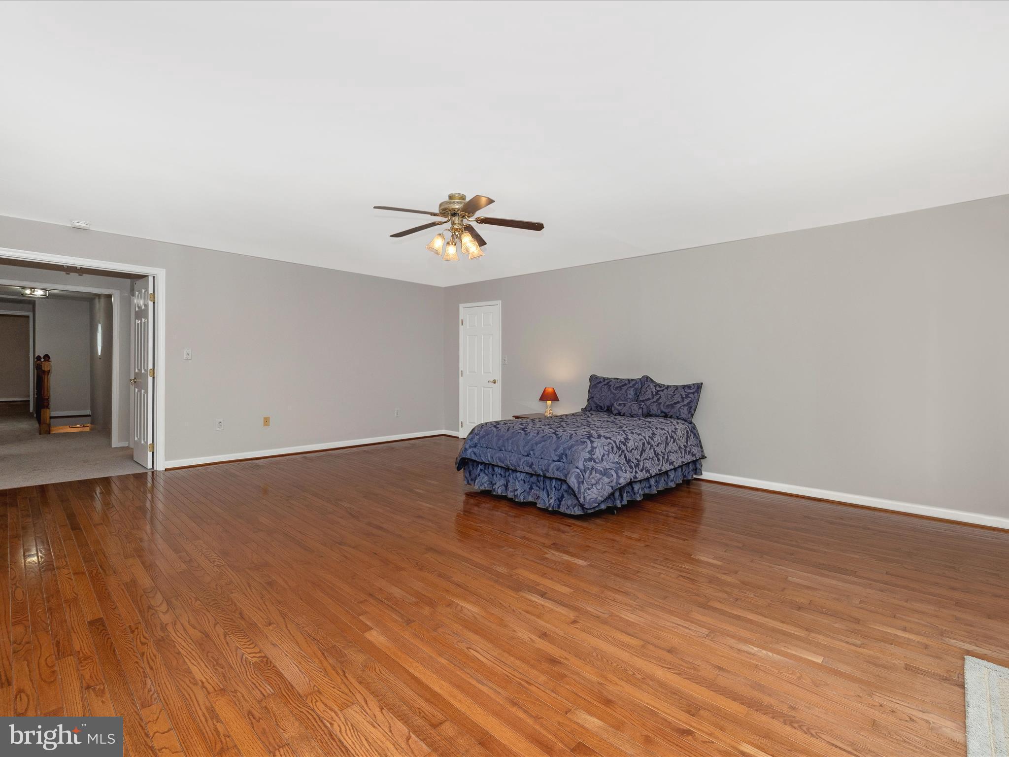 15920 Barnesville Road Boyds, MD 20841 - Photo 30 of 57 a living room with wooden floor and ceiling fan