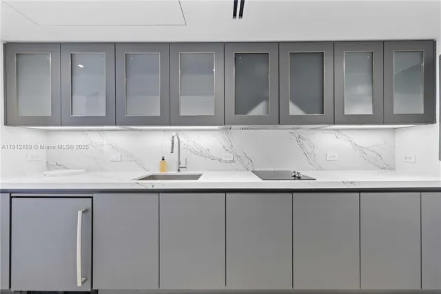 a view of a terrace with city view