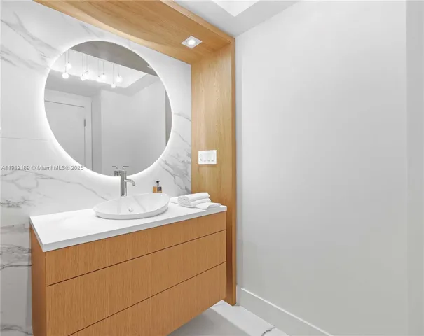 a view of a city skyline from a balcony