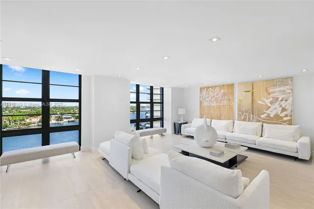 a view of a city and an ocean view