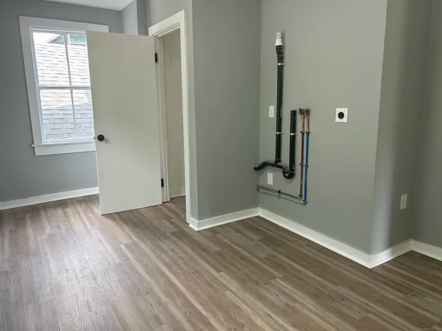 wooden floor in an empty room