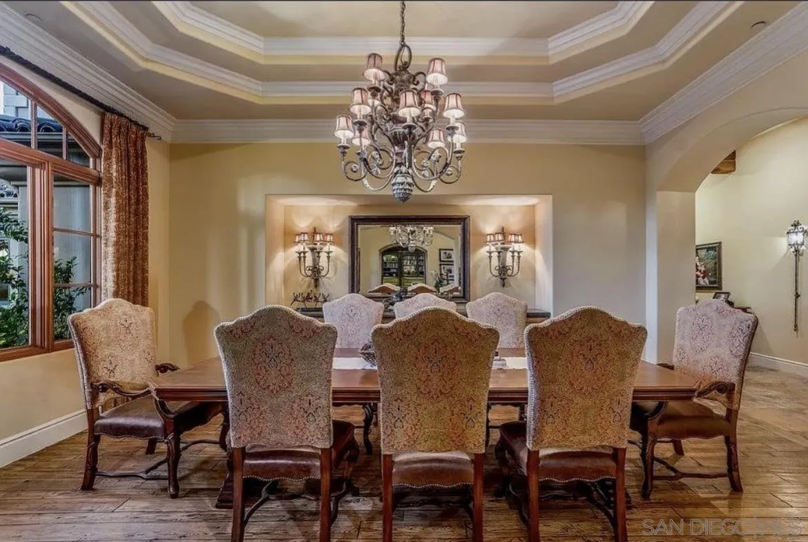 14155 Bryce Point Poway, CA 92064 - Photo 17 of 71 a view of a dining room with furniture window and wooden floor