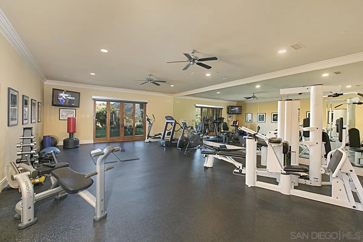 14155 Bryce Point Poway, CA 92064 - Photo 45 of 71 a view of a room with gym equipment