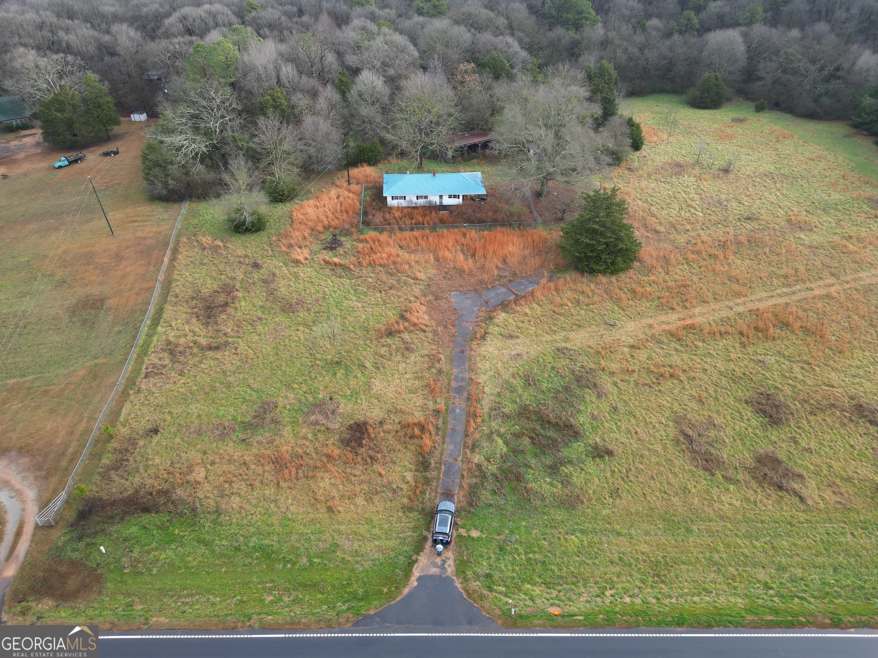 a view of outdoor space and yard