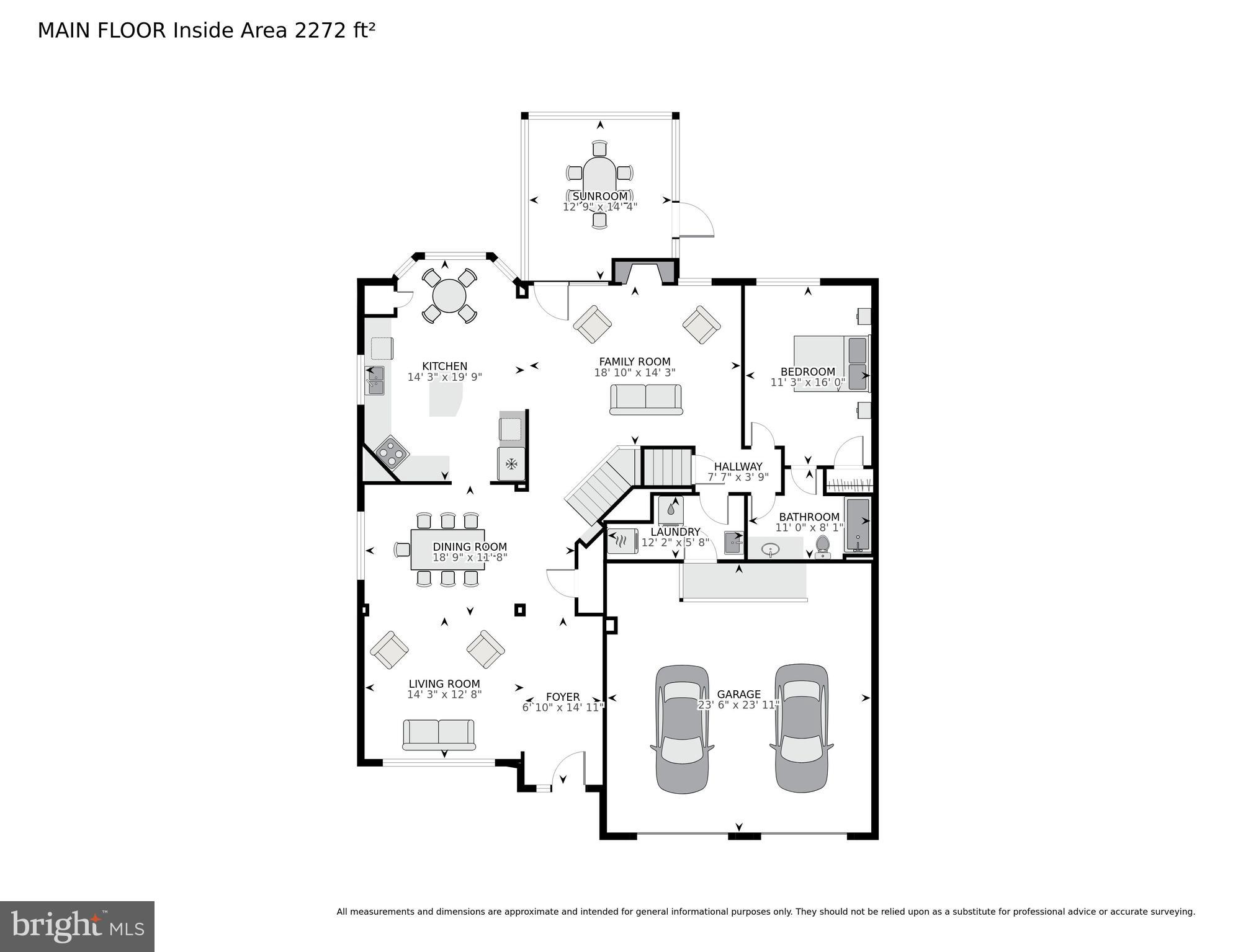 4734 Feature Oak Way Fairfax, VA 22032 - Photo 44 of 47 Main Floor Floorplan