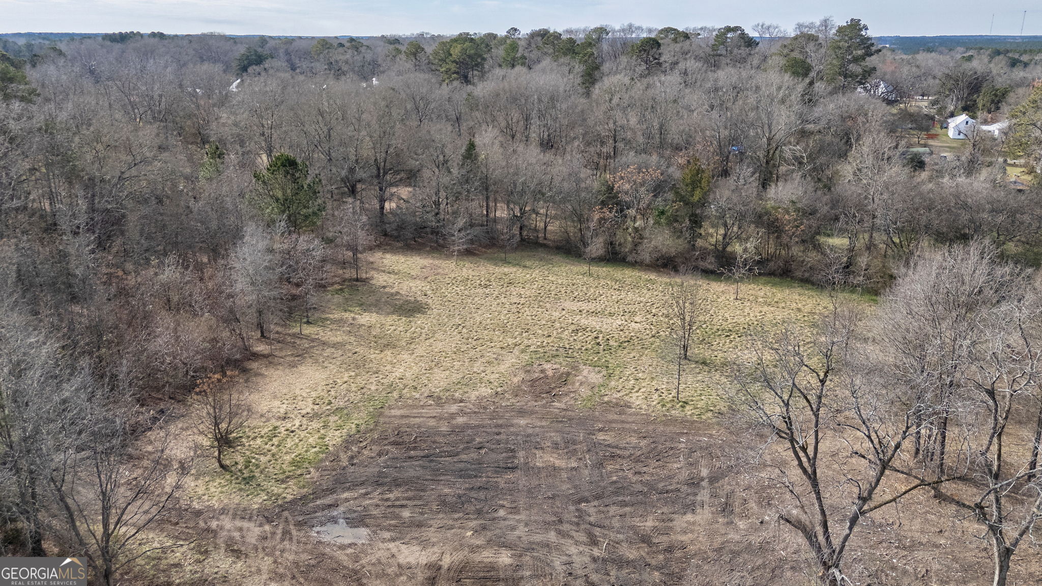 252 Raytown Road Northeast Crawfordville, GA 30631 - Photo 32 of 36 a view of a yard with trees in the background