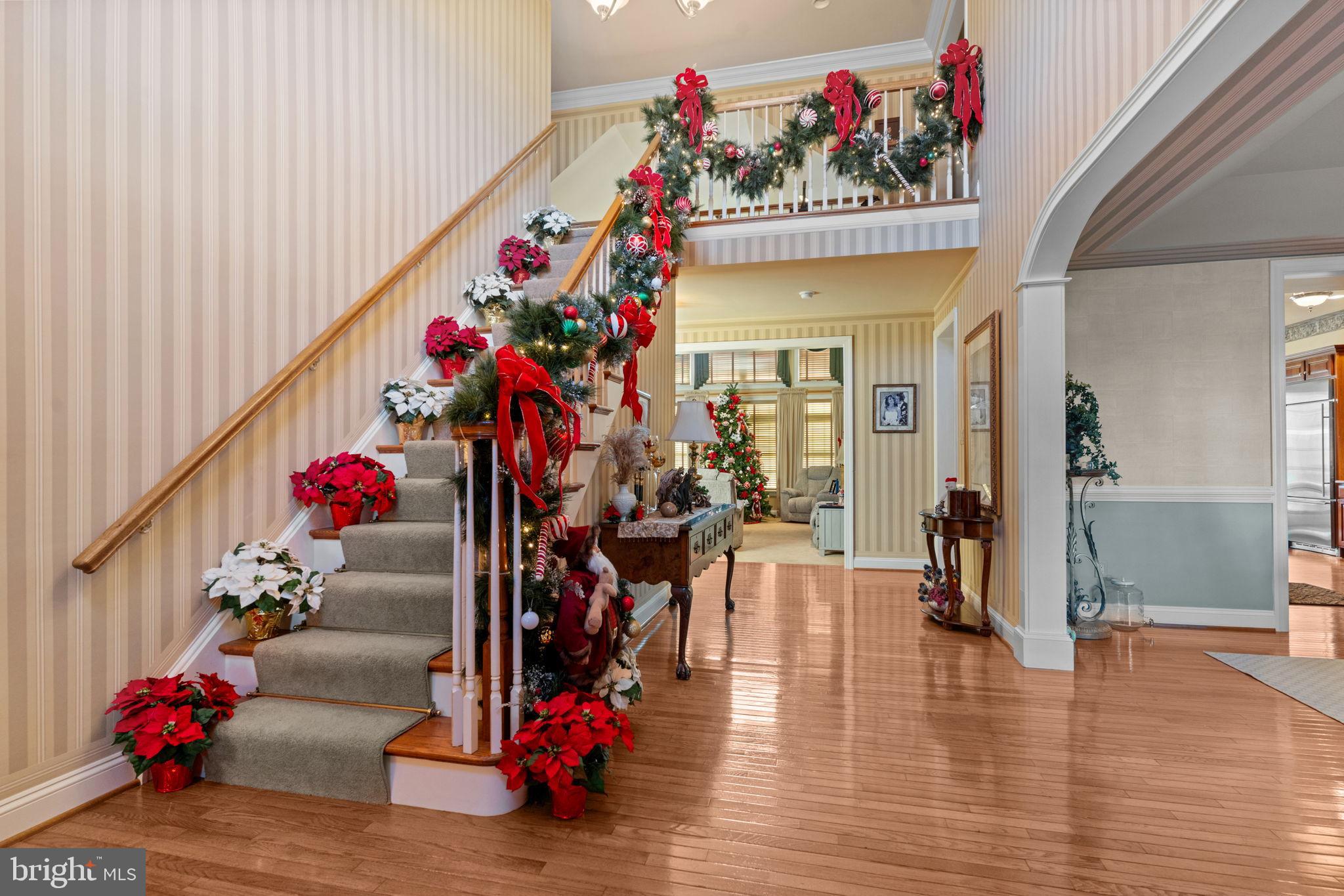 2175 Jefferson Lane Huntingdon Valley, PA 19006 - Photo 6 of 95 Festive foyer adorned with holiday cheer.
