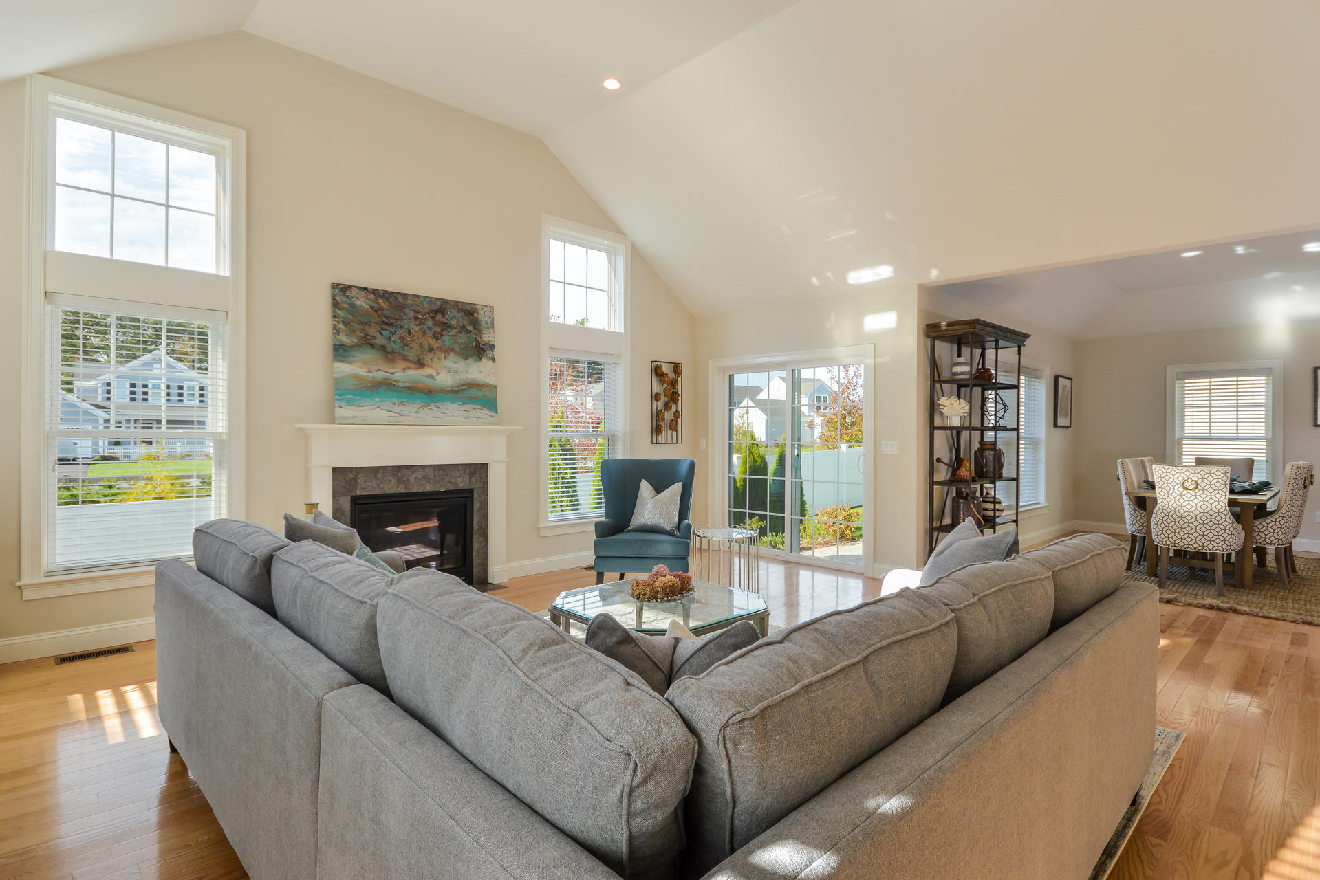 8 Azalea Lane Mashpee, MA 02649 - Photo 4 of 30 a living room with furniture and a fireplace