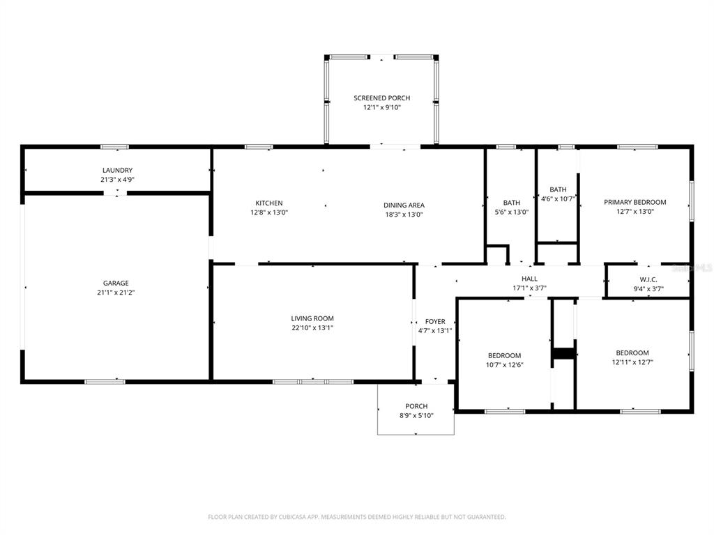 4805 Southwest 19th Street Gainesville, FL 32608 - Photo 43 of 43 a picture of a floor plan