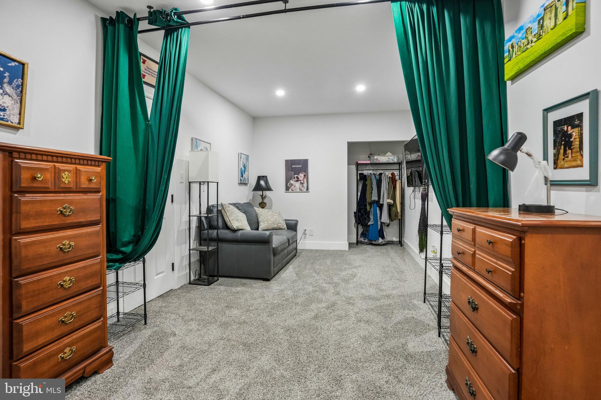 2315 Garwood Road Sicklerville, NJ 08081 - Photo 24 of 33 Spacious room with vibrant green drapes.