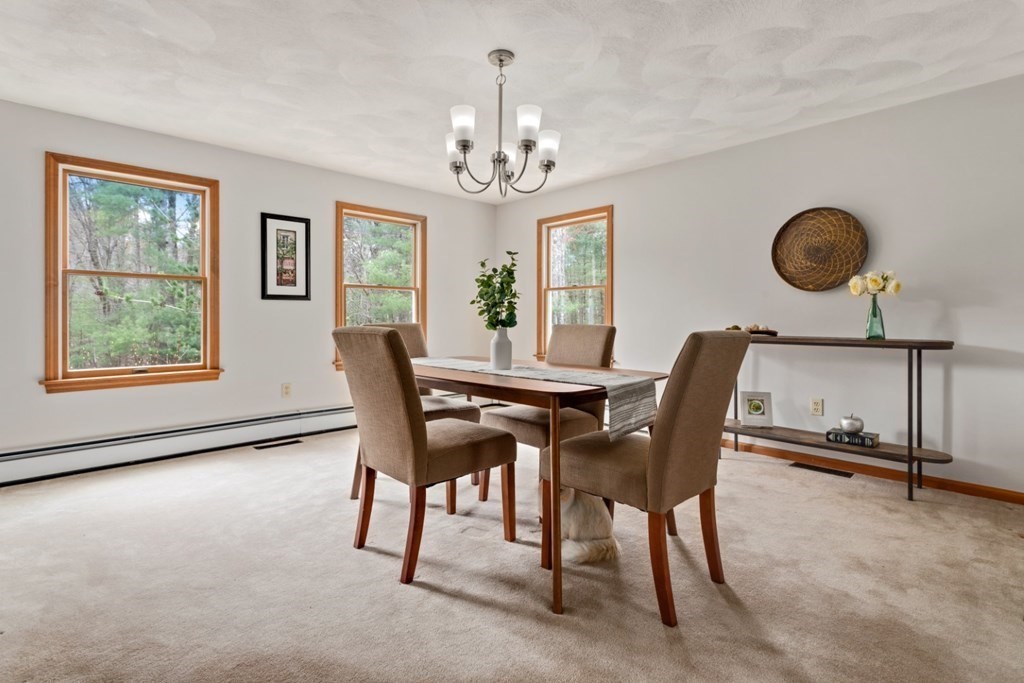 4 Darrell Drive North Reading, MA 01864 - Photo 19 of 41 a view of a dining room with furniture window and wooden floor
