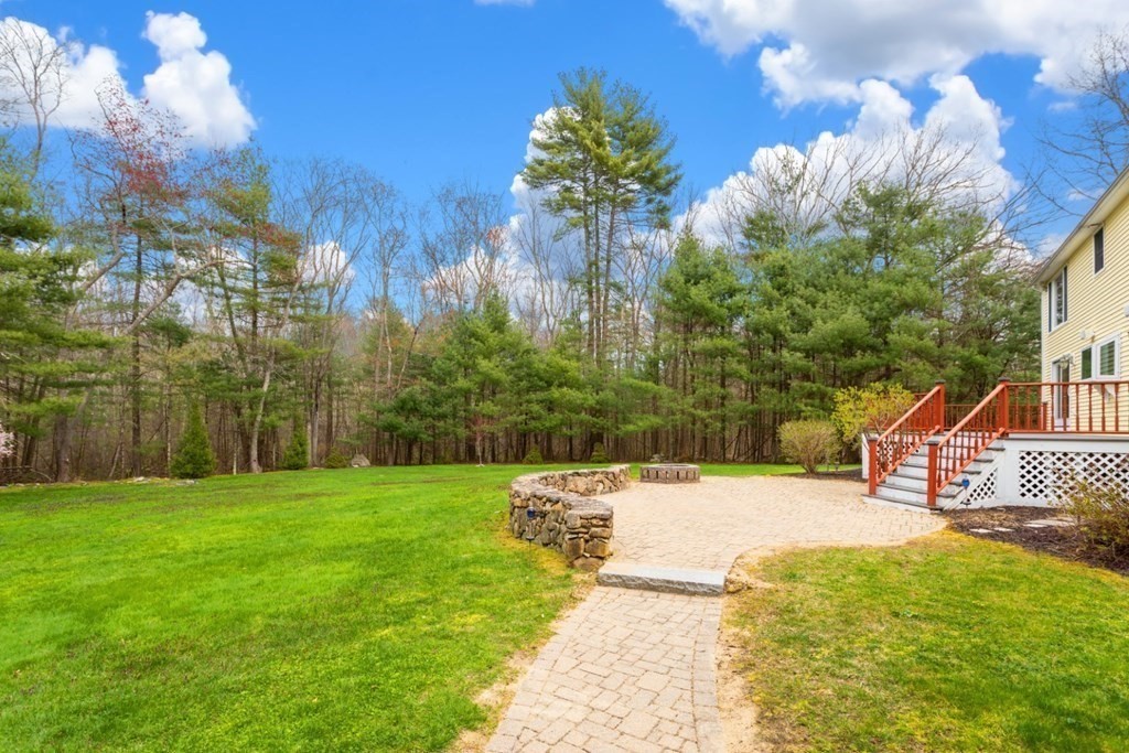 4 Darrell Drive North Reading, MA 01864 - Photo 34 of 41 a view of yard with swimming pool and trees