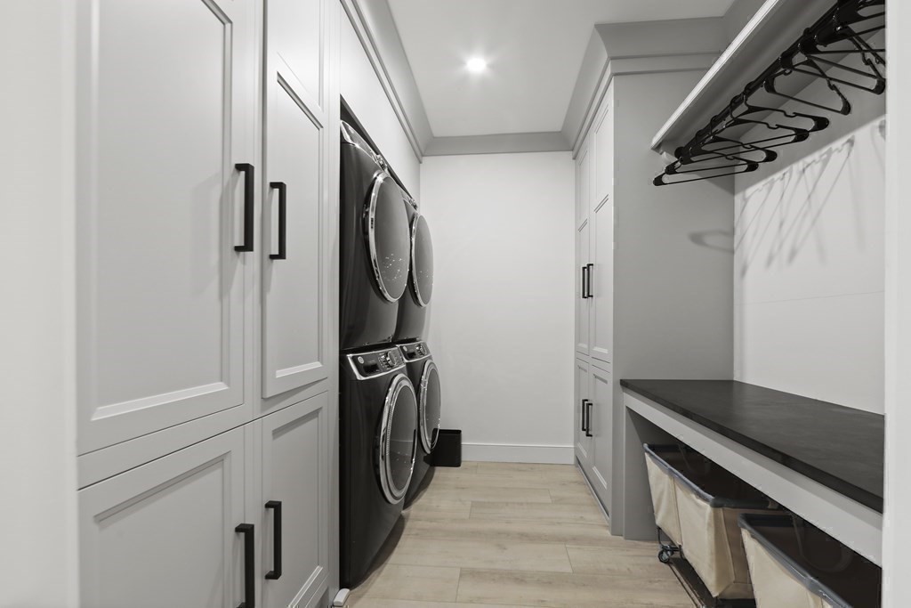 134 Main Street Nantucket, MA 02554 - Photo 33 of 42 a view of a storage and utility room with wooden floor
