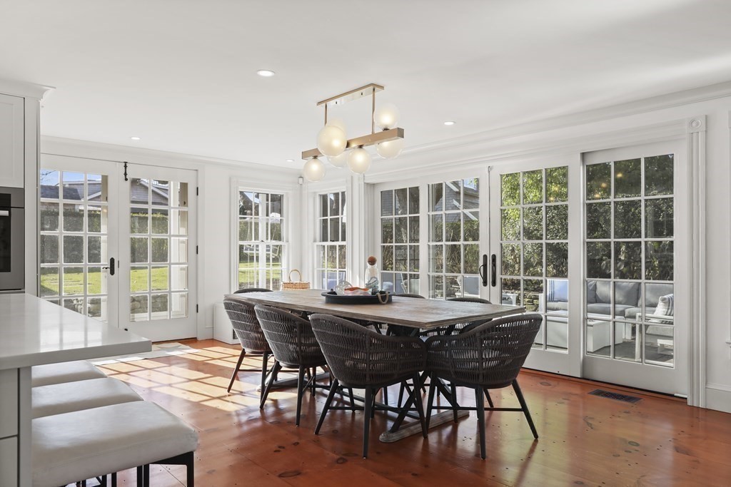 134 Main Street Nantucket, MA 02554 - Photo 5 of 42 a dining room with furniture window and wooden floor