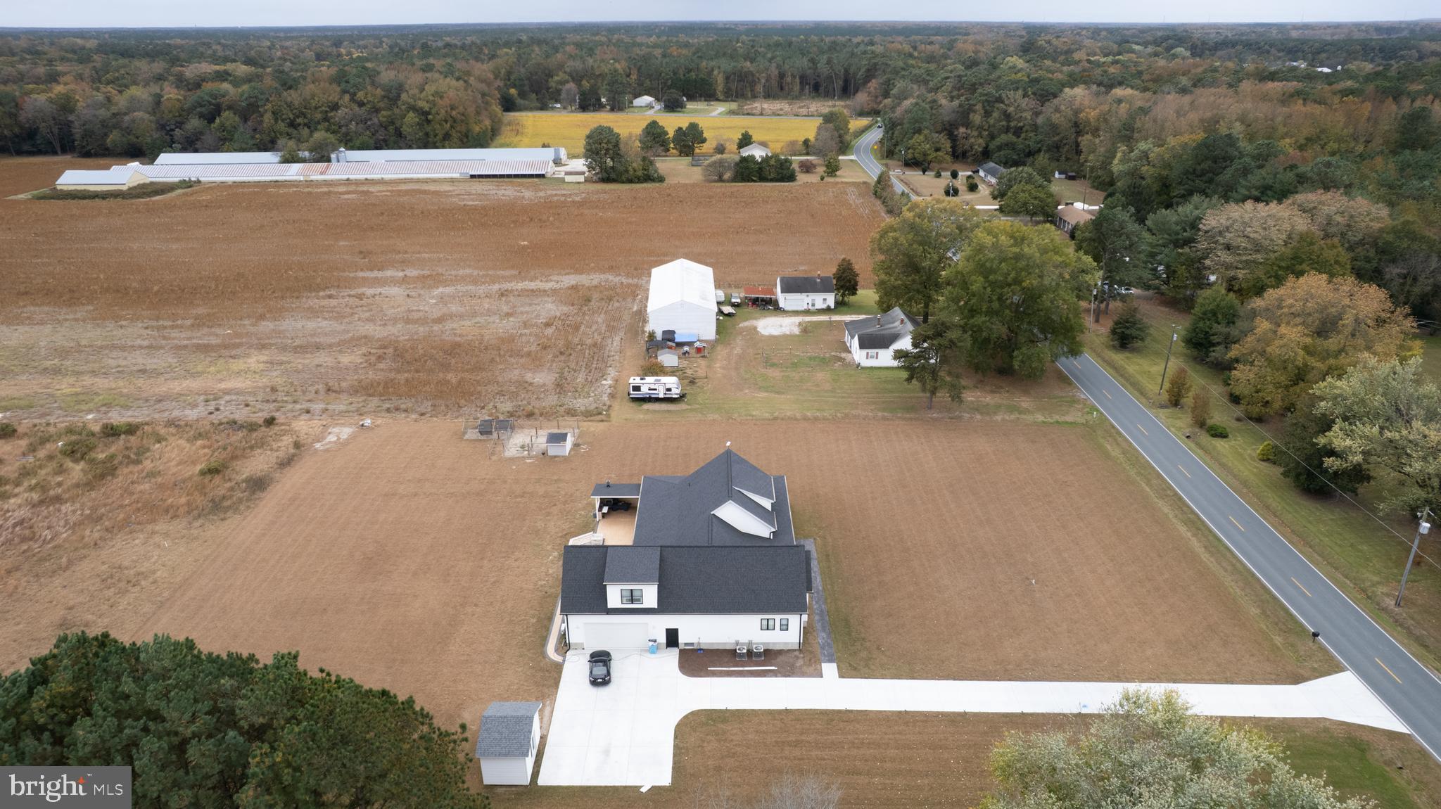 9509 Rum Ridge Road Delmar, MD 21875 - Photo 75 of 76 Aerial photo of side of house