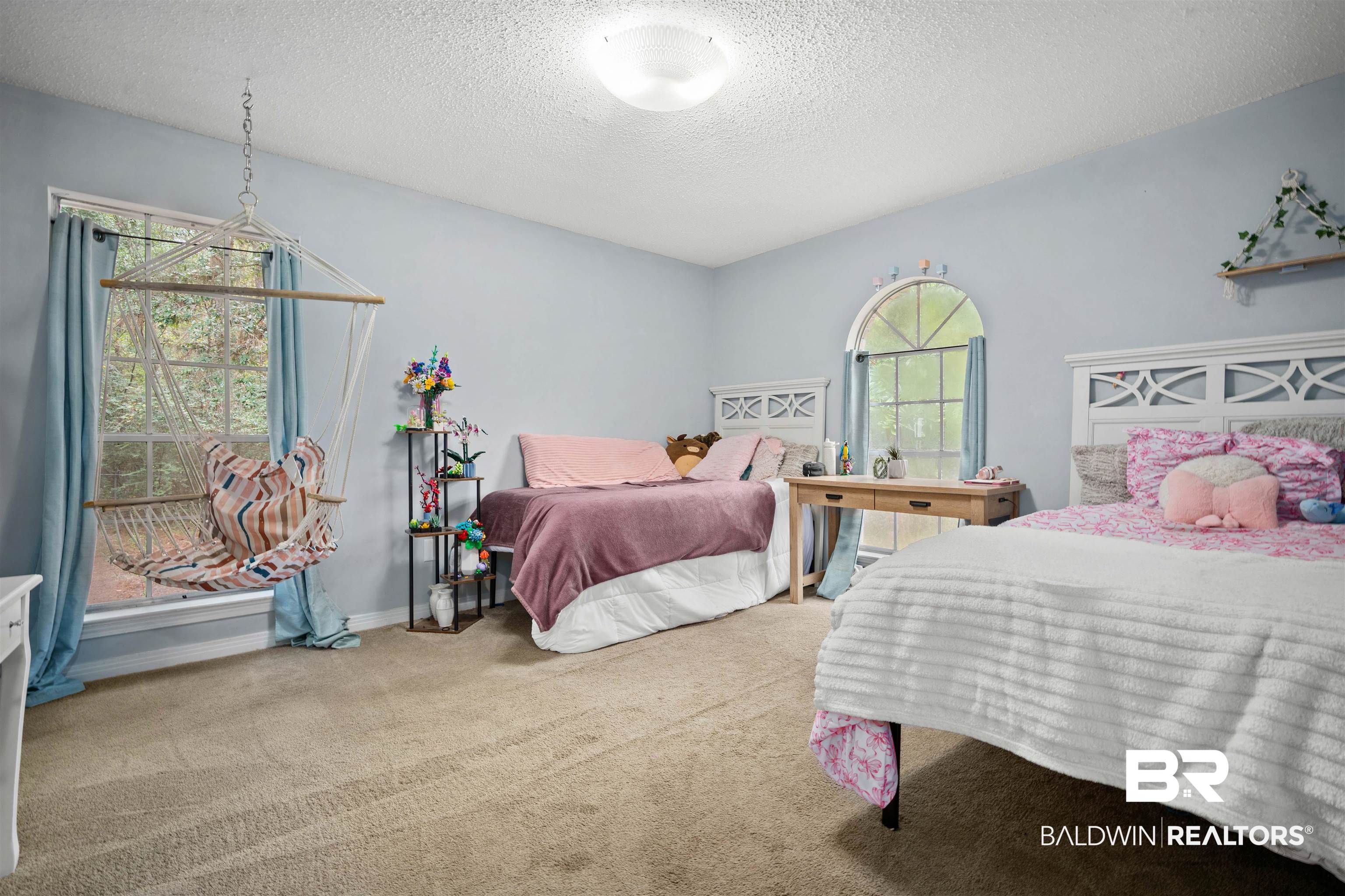 7807 Yorkhaven Road Mobile, AL 36695 - Photo 18 of 34 Bedroom featuring carpet floors and a textured ceiling