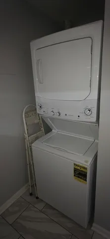 a view of balcony with wooden floor