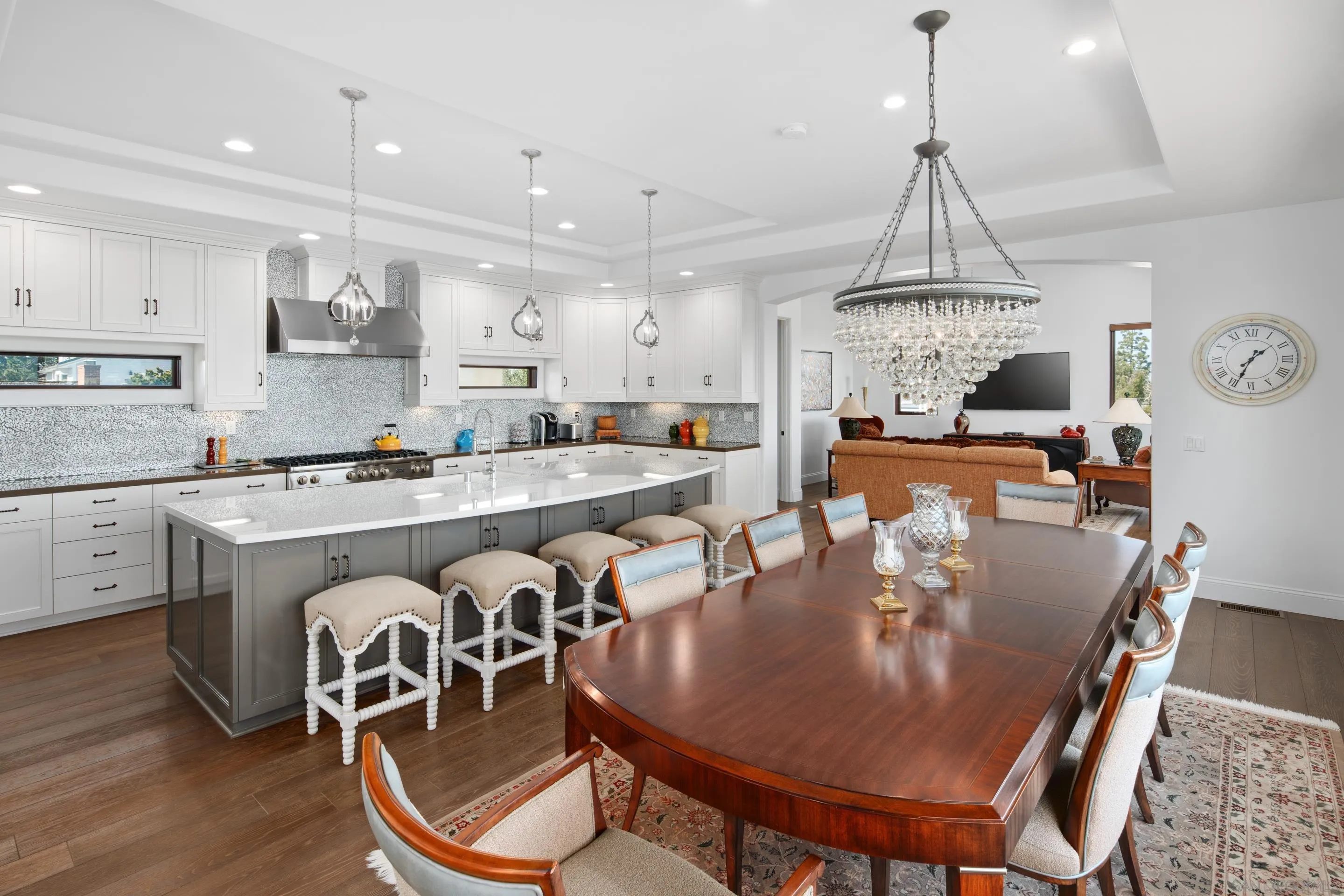 3537 Silvergate Place San Diego, CA 92106 - Photo 9 of 43 a large kitchen with a table and chairs