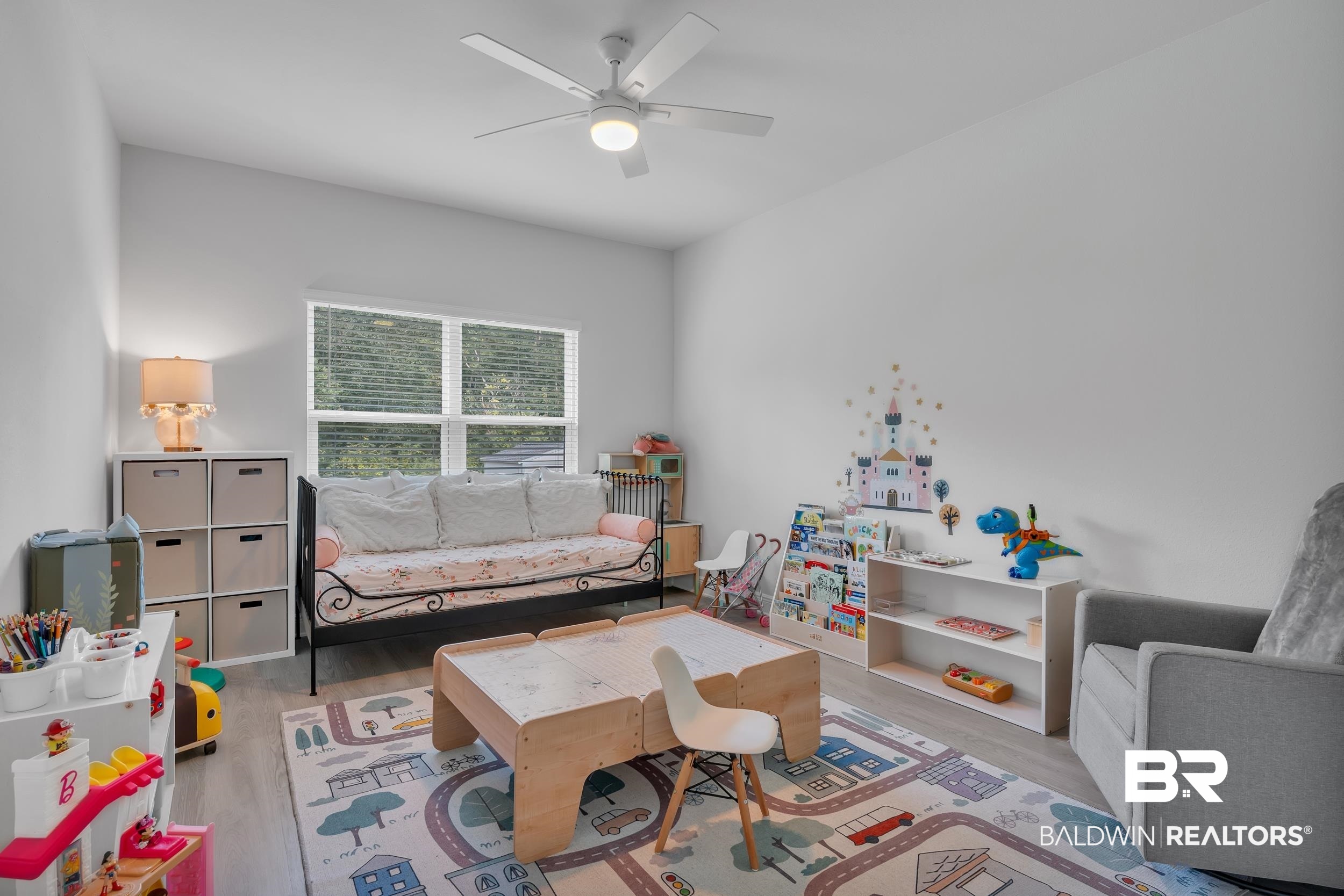 8774 Primland Boulevard Foley, AL 36535 - Photo 36 of 49 Game room with wood finished floors and ceiling fan