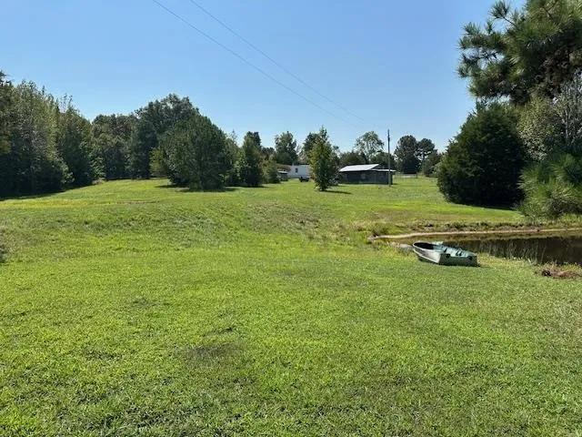 a view of a wooden bridge