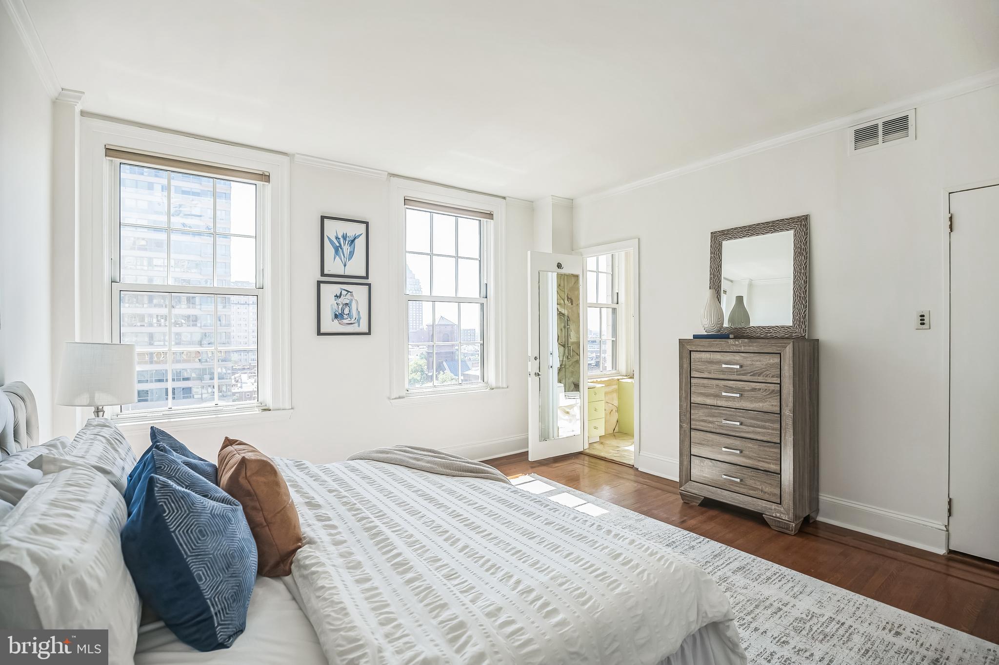 1800 Rittenhouse Square, Unit 902 Philadelphia, PA 19103 - Photo 13 of 21 Primary Bedroom