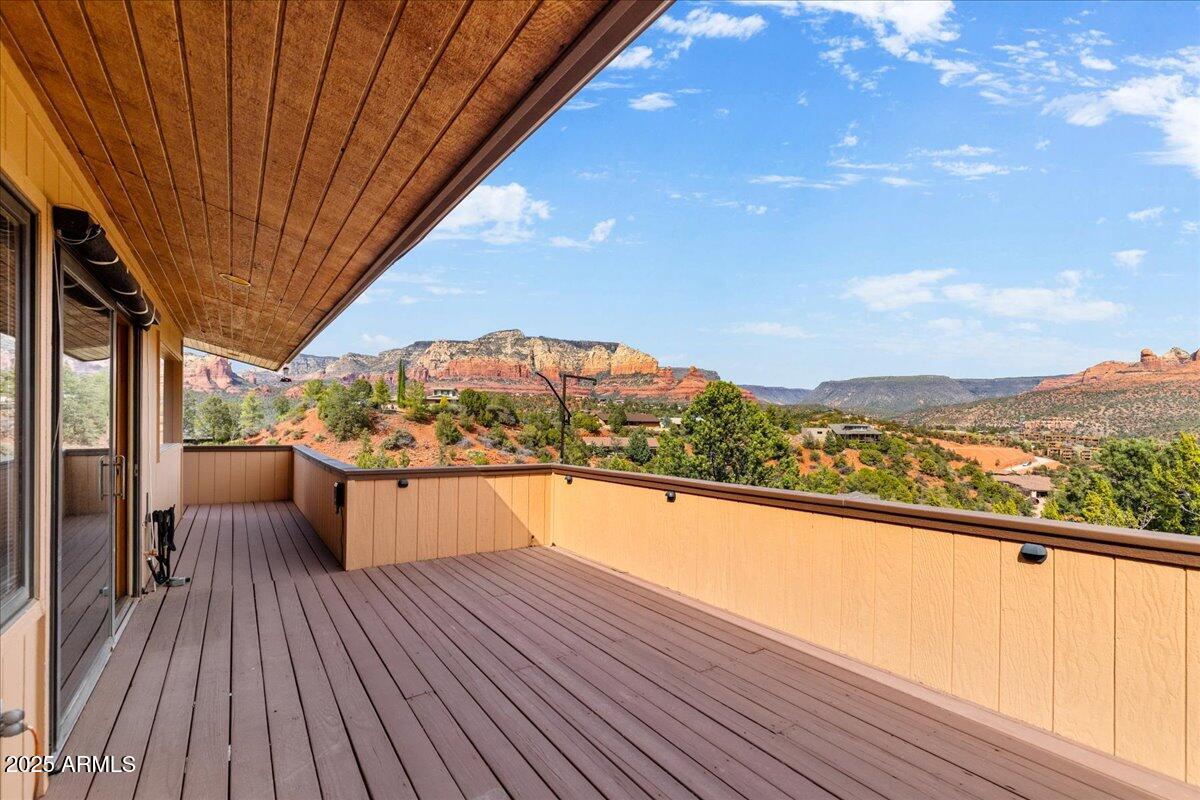 95 Lucerne Road Sedona, AZ 86336 - Photo 17 of 51 Stunning Wrap-Around View Deck