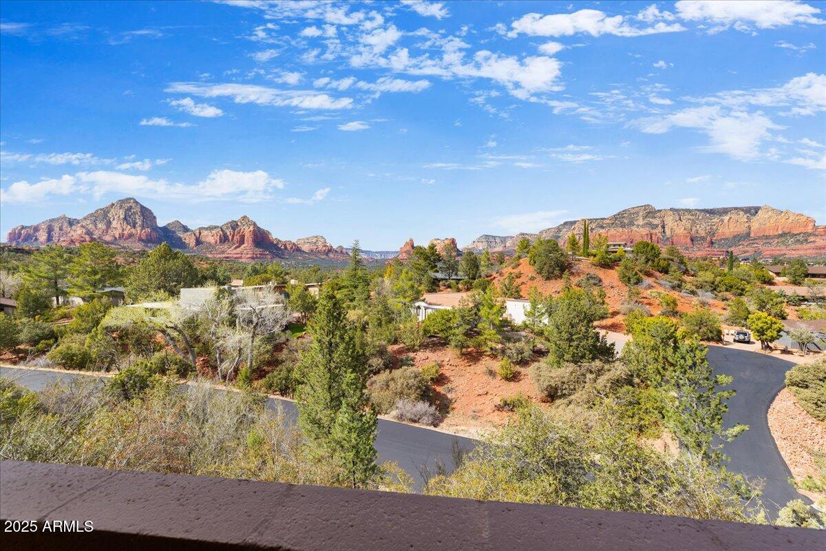 95 Lucerne Road Sedona, AZ 86336 - Photo 41 of 51 Breathtaking Lower Level Patio Views