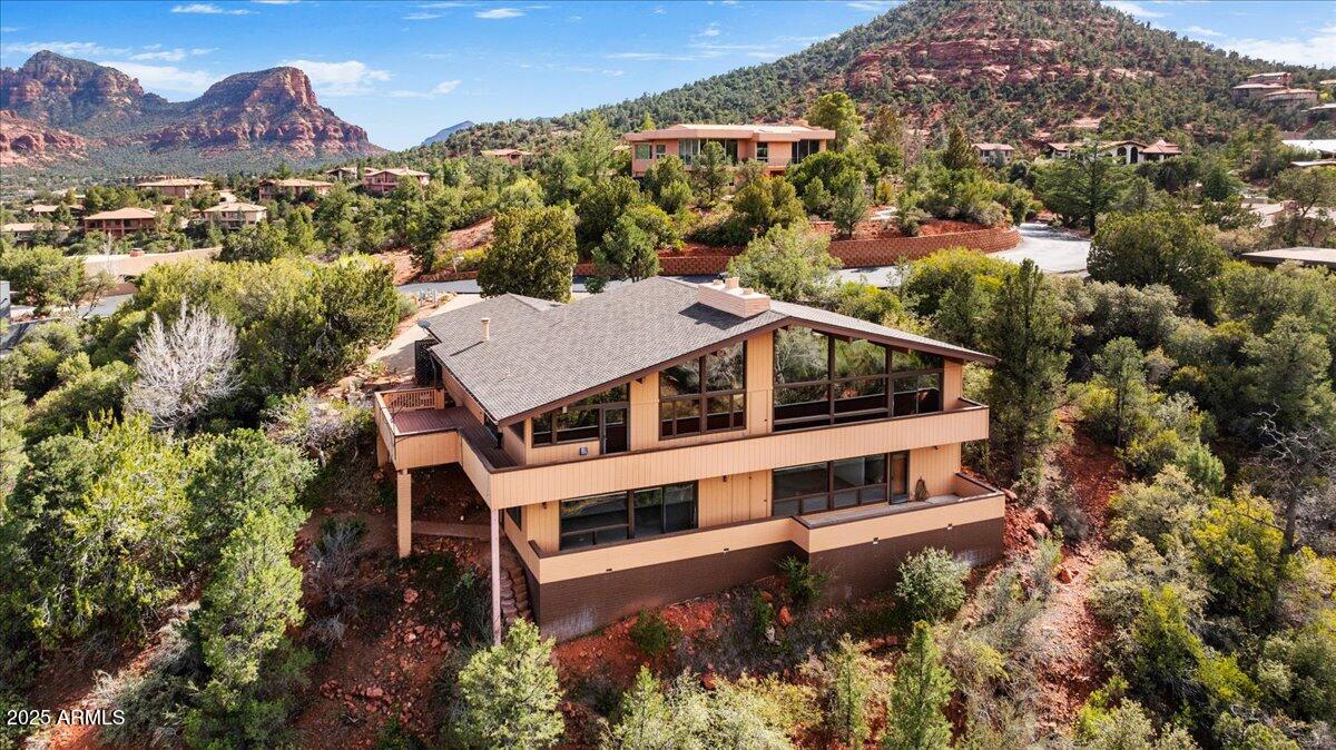 95 Lucerne Road Sedona, AZ 86336 - Photo 51 of 51 Tucked Into the Hillside