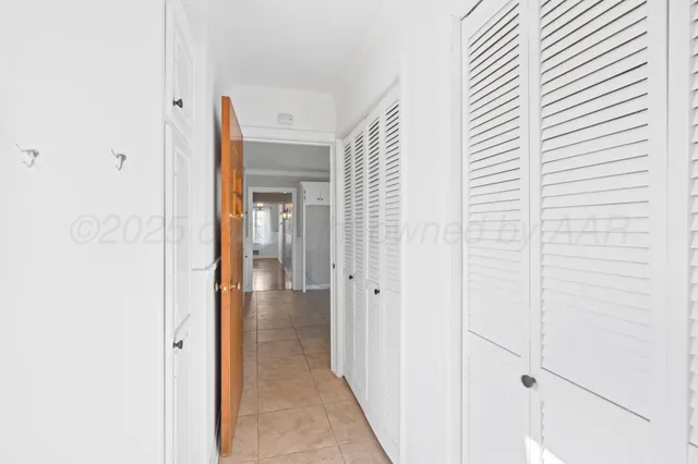 a view of a bathroom with a bathroom