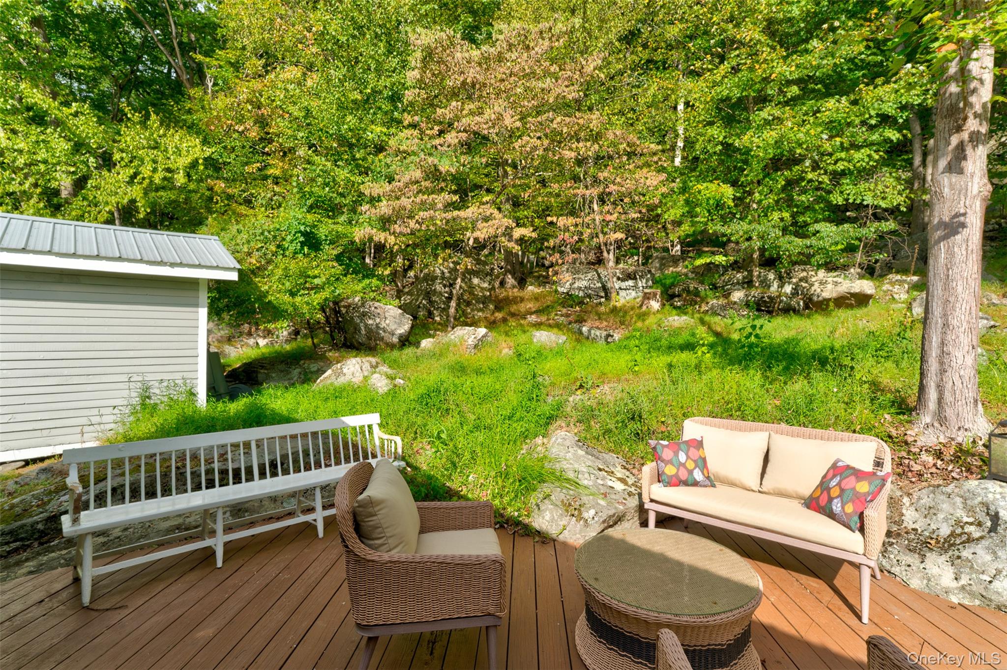 182 Lcpl Jacob Beisel Road Lackawaxen, PA 18435 - Photo 26 of 35 Wooden deck with outdoor lounge area