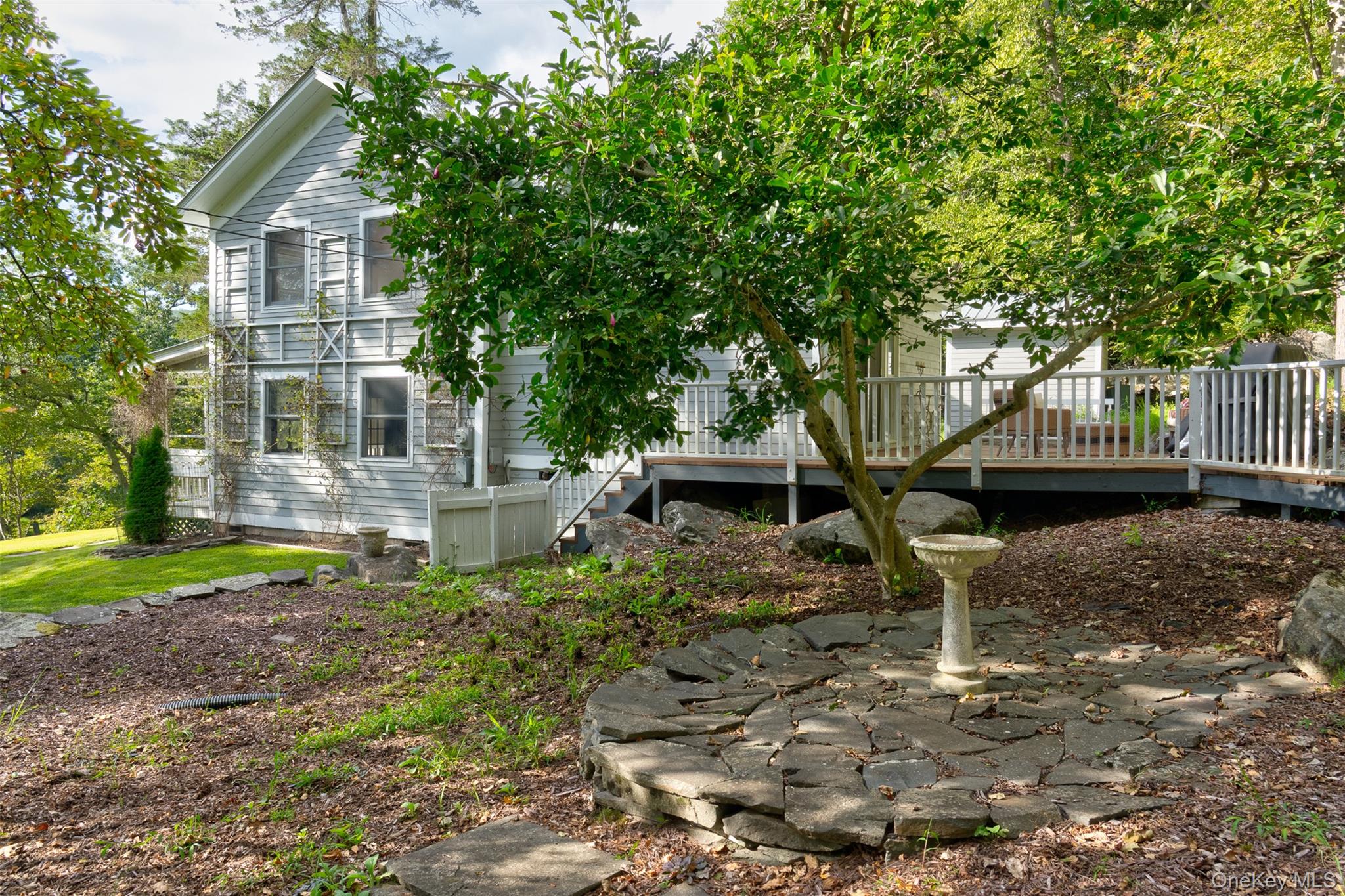 182 Lcpl Jacob Beisel Road Lackawaxen, PA 18435 - Photo 29 of 35 View of side of home featuring a wooden deck and stairs