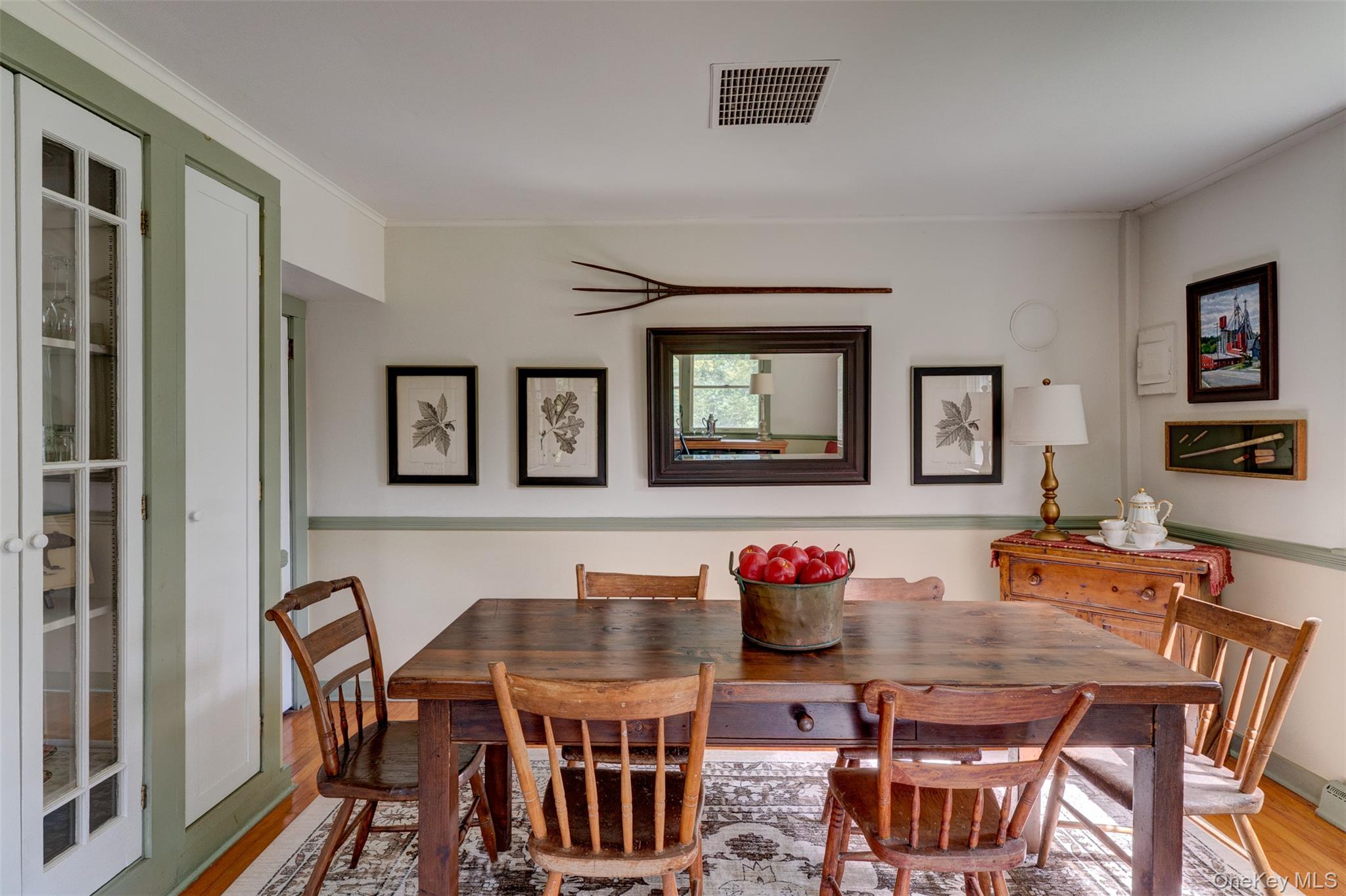 182 Lcpl Jacob Beisel Road Lackawaxen, PA 18435 - Photo 7 of 35 Dining space with wood finished floors and crown molding