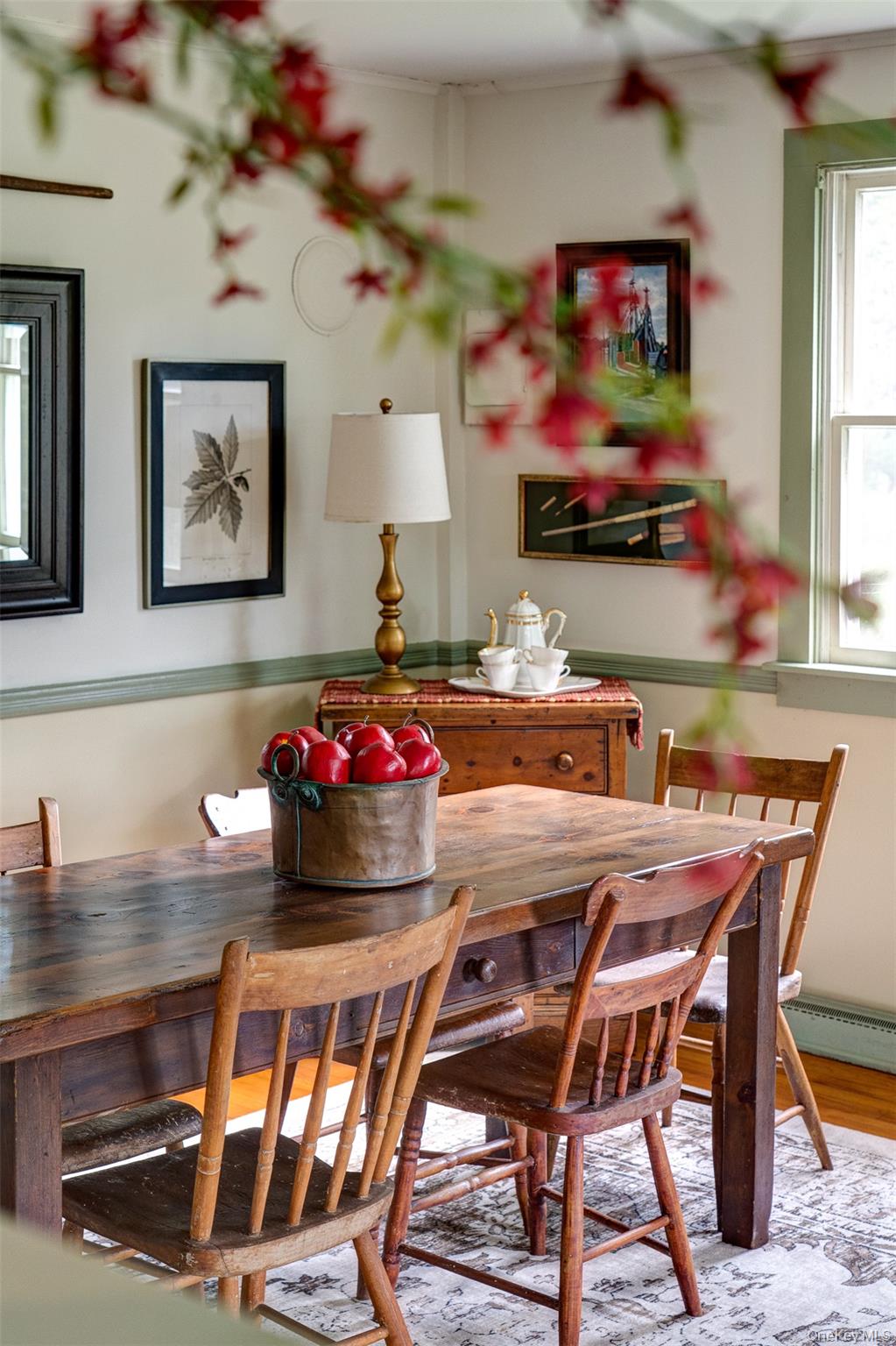 182 Lcpl Jacob Beisel Road Lackawaxen, PA 18435 - Photo 8 of 35 Dining space with baseboard heating and wood finished floors