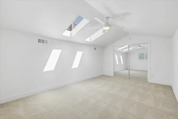 a view of an empty room