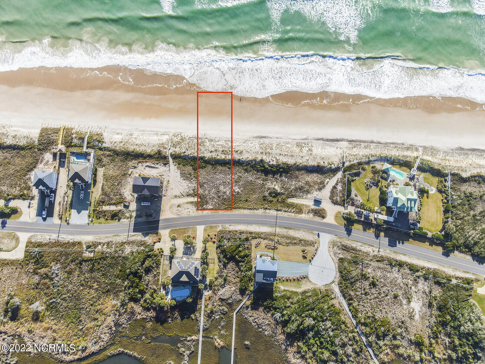 682 New River Inlet Road North Topsail Beach, NC 28460 - Photo 1 of 25 Drone Aerial