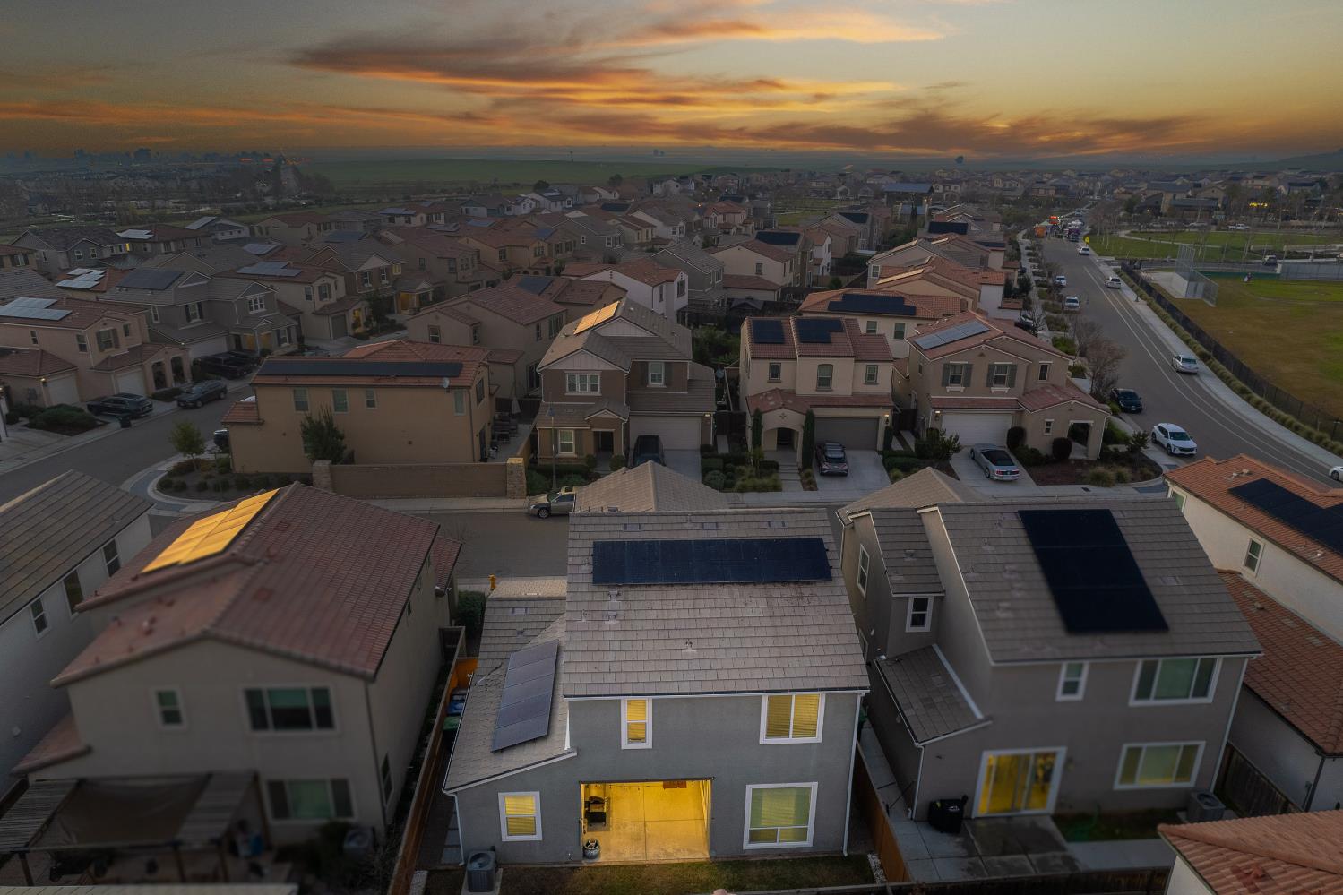 4311 San Miguel Road Madera, CA 93636 - Photo 59 of 79 an aerial view of residential houses with outdoor space