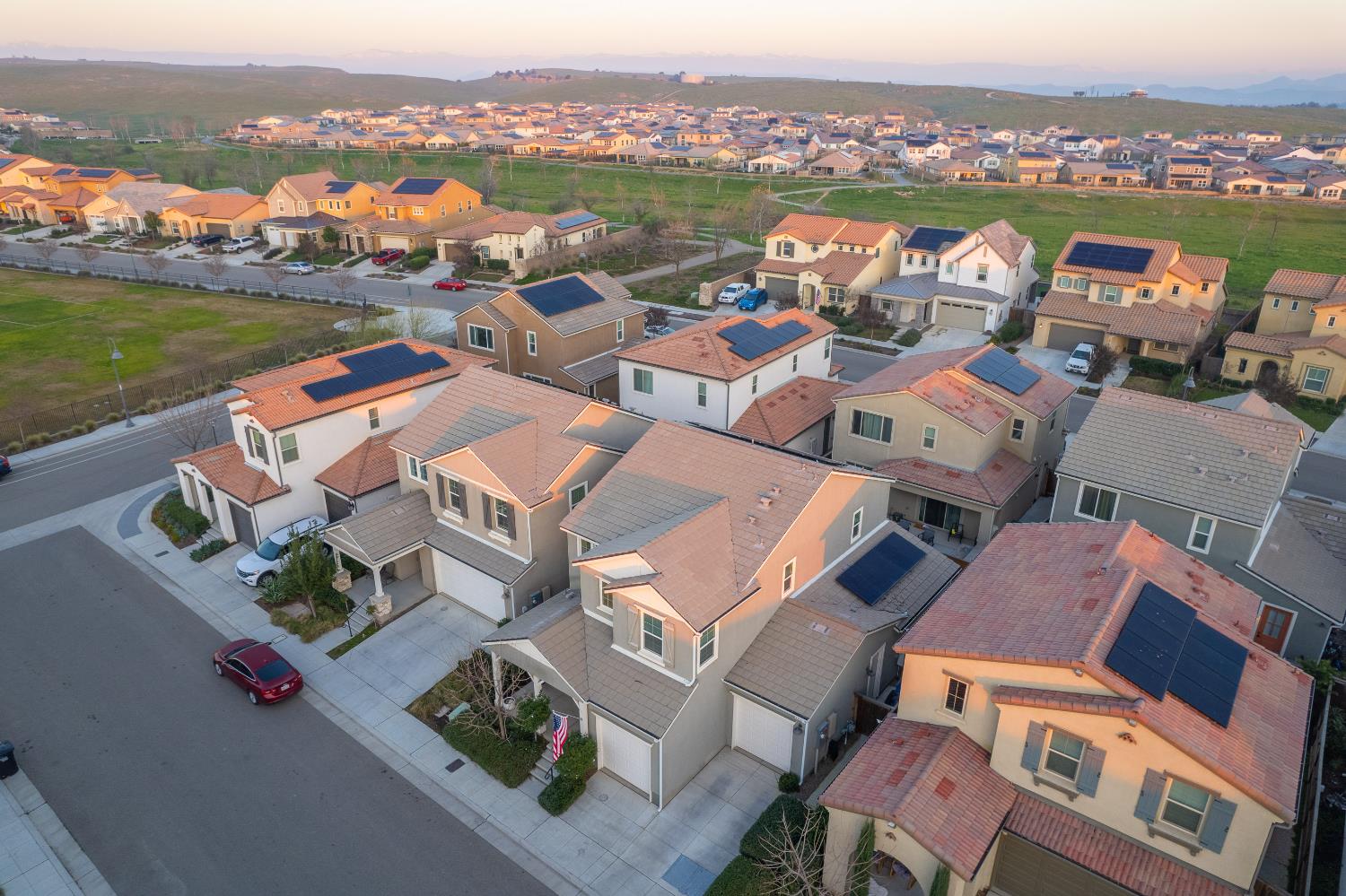 4311 San Miguel Road Madera, CA 93636 - Photo 61 of 79 an aerial view of ocean and residential houses with outdoor space