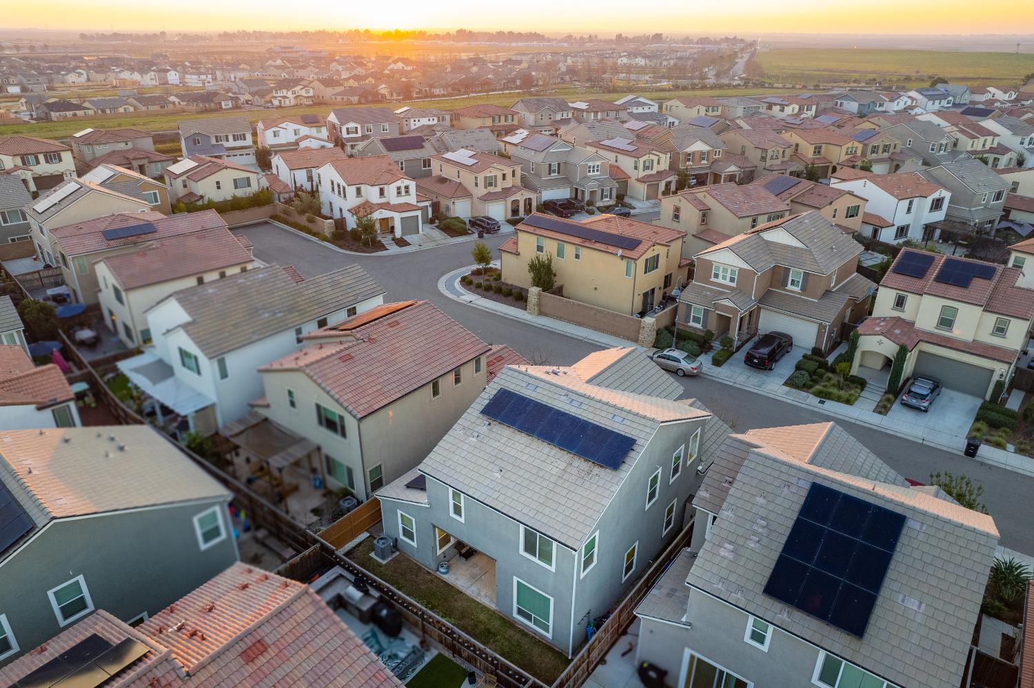 4311 San Miguel Road Madera, CA 93636 - Photo 64 of 79 an aerial view of a city with lots of residential buildings